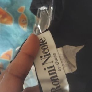 Ronni Nicole, Black maxi dress,long flowing spandex ,sleeveless